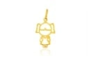 Pingente de ouro menina
