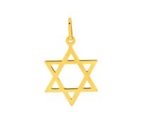 Pingente de ouro estrela de davi