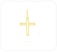 Pingente de cruz de ouro