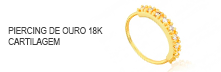 Piercing de Ouro 18K Cartilagem